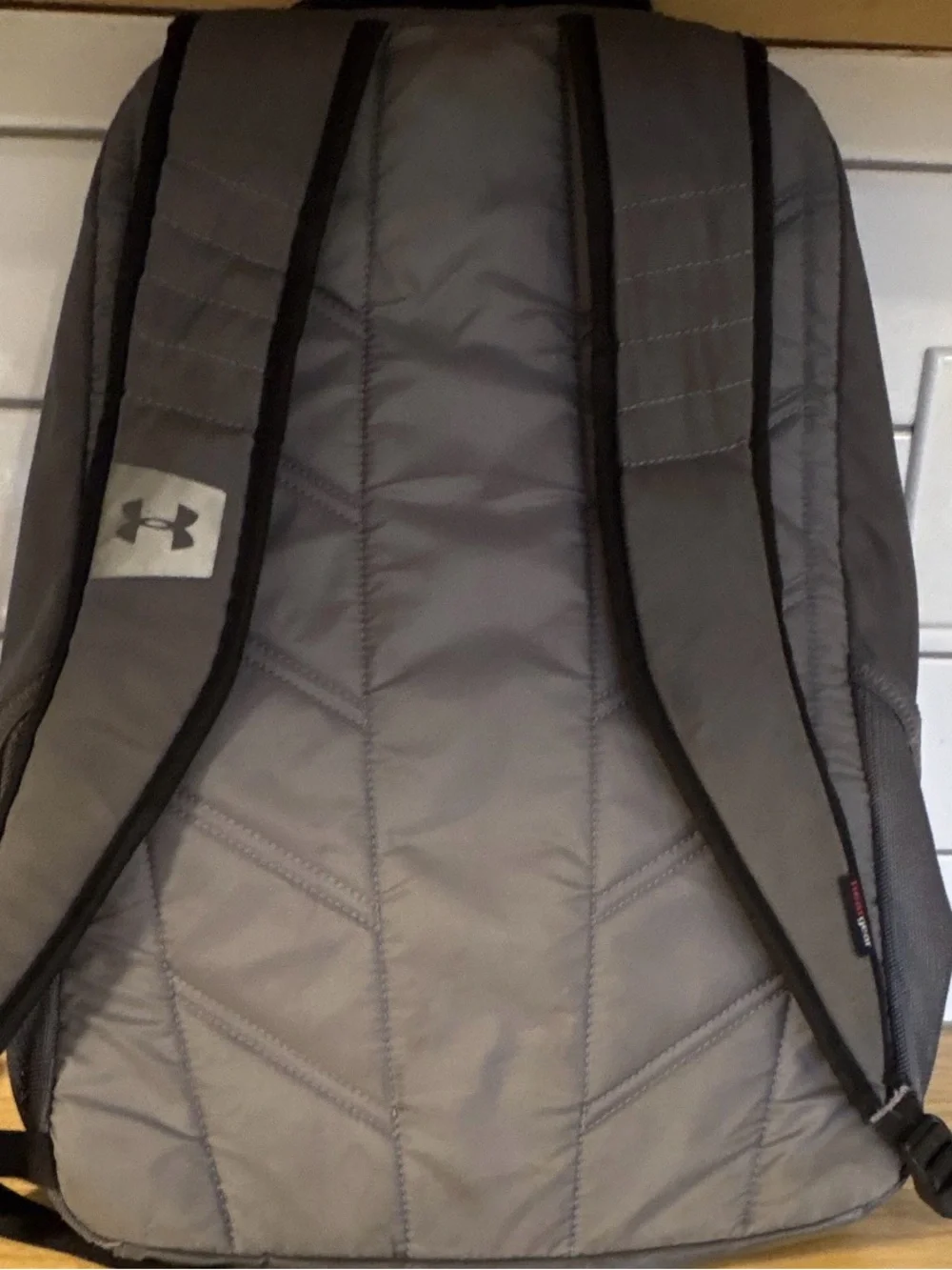 Under Armour Charcoal Gray Storm Backpack with Logo